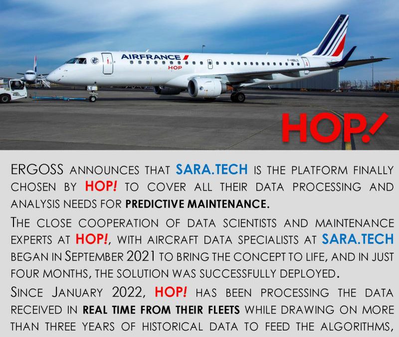 ERGOSS announces that SARA.TECH is the platform finally chosen by HOP!